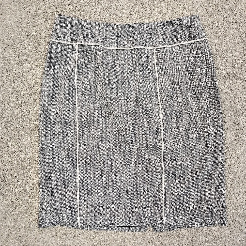 Talbots Gray Pencil Skirt 6P 6 Petite Knee Length